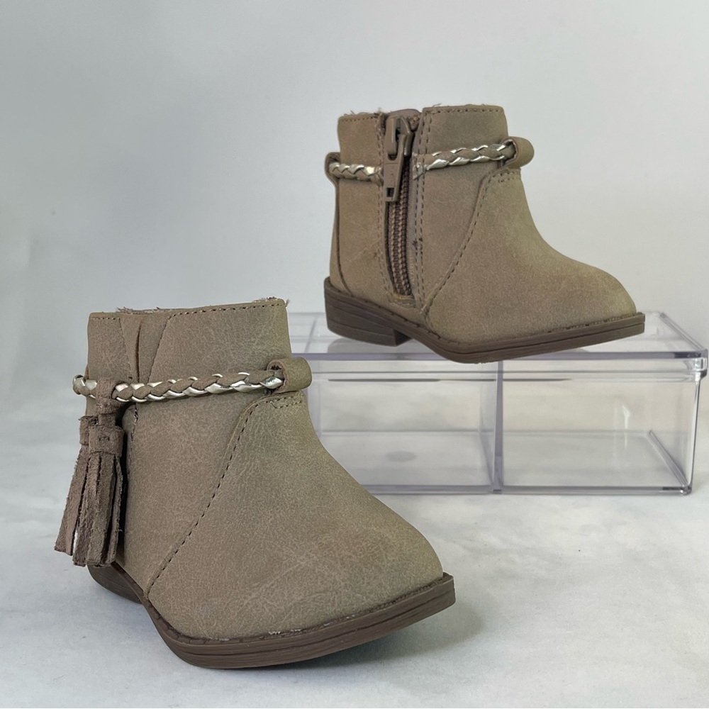 Wonder Nation Fashion Cowboy Boot (Infant Girls) color taupe size 2